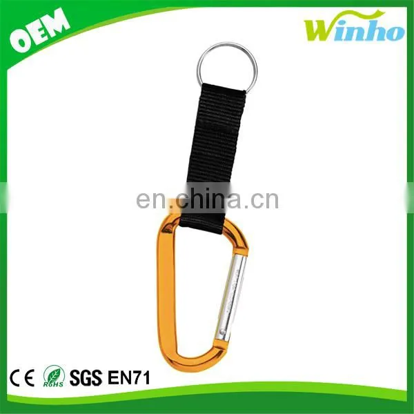 Winho Carabiner With Split Ring & Nylon Strap photo-2