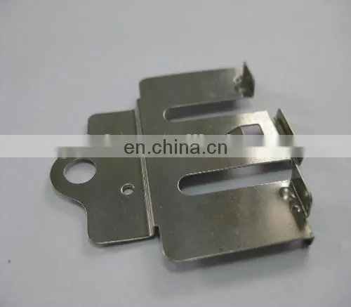 High Quality Stamping Metal Flat Sheet Flexible Nickel Plated Customized Steel Pipe Spring Clip photo-3