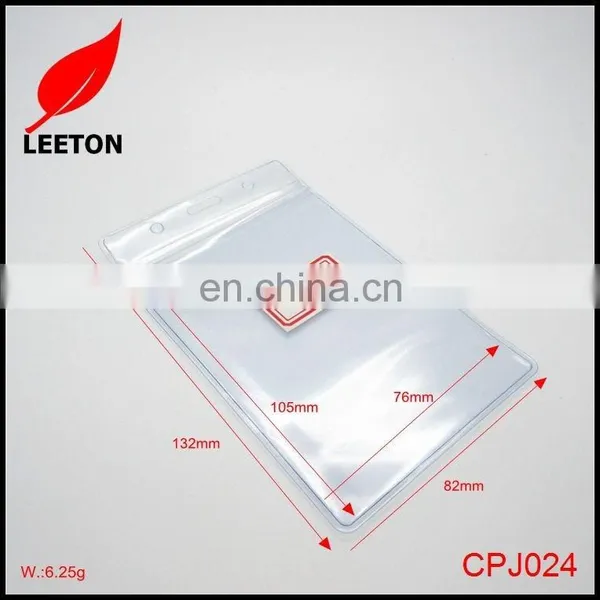 Factory Supply Cheap Plastic PVC School Card Holder photo-4