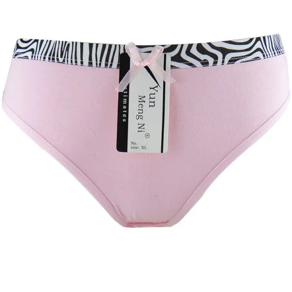 Yun Meng Ni Sexy Underwear G-string Zebra Printing Sexy Panties Cotton Thongs For Women photo-4