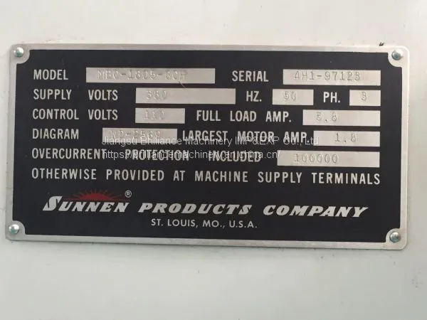 USA SUNNEN 1805-80H Honing Machine photo-3