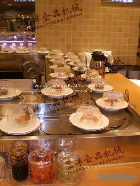 Conveyor Belt Sushi System Food Delivery System Sushi Belt - Factory: Michaeldeng@gdyuyang.com photo-2