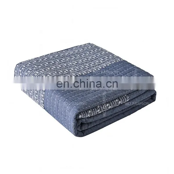 Manufacturer 100% Polyester Patchwork Quilt Bedspread Bedding Set photo-6
