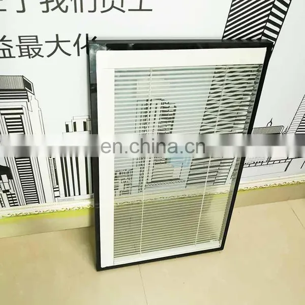 5+19A+5mm 6+19A+6mm Tempered Insulating Louver Blades Glass With Inner Blinds Between Glass for Windows Doors Partition Wall photo-3