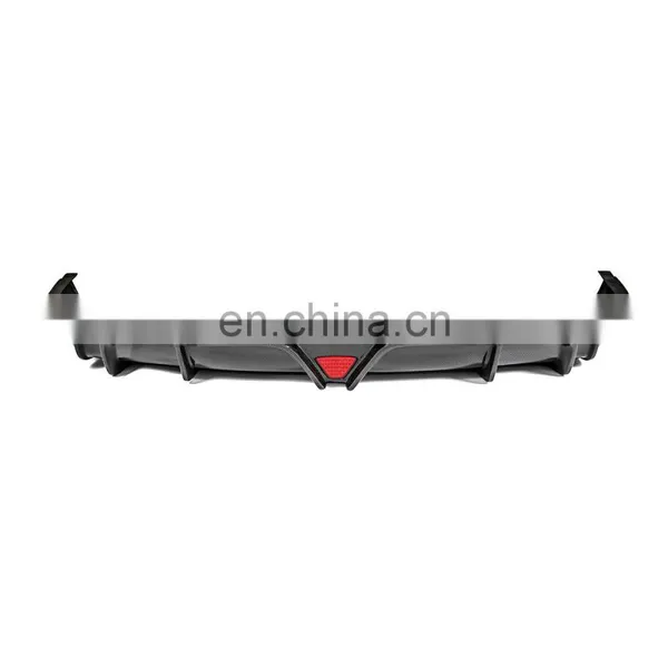 so Cool Carbon Fiber Diffuser for Model X High Quality Diffuser With Brake Light for Tesla Model X