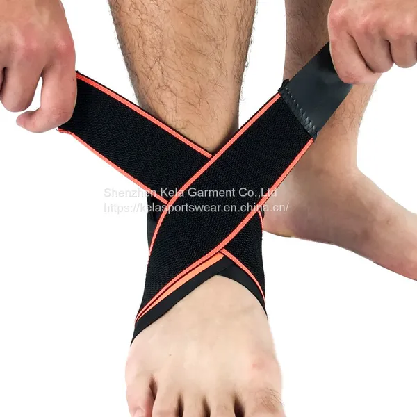 Supply Ankle Support Brace Adjustable Ankle Brace Breathable Fabric Material Super Elastic and Comfortable,1 Size Fits All, Suitable for Sports photo-5