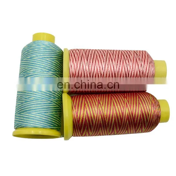 120D/2 5000M Multicolor Cotton Polyester Embroidery Sewing Thread Spools for Clot photo-2