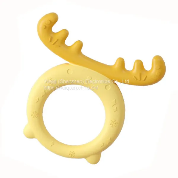 Silicone Deer Shape Toothbrush Chew Teether Toy photo-2