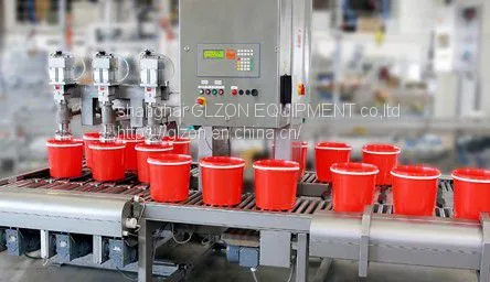 25-liter automatic matching and capping weighing filling machine