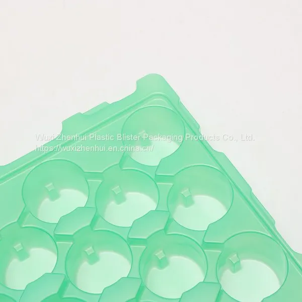 Green PET Thermoformed Plastic Transit Blister Trays photo-4