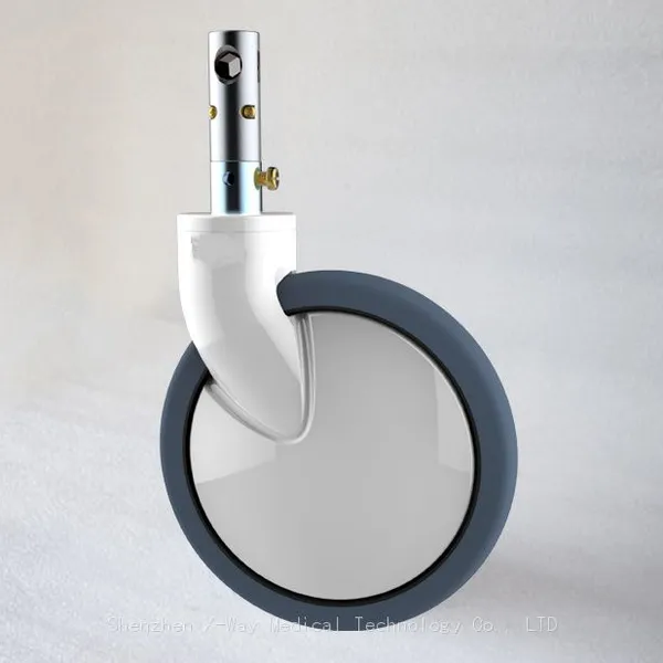 Heavy Duty Hospital Bed Caster Wheels, Medical Imaging Equipment and Vehicle Nylon Trolley Castor Wheel
