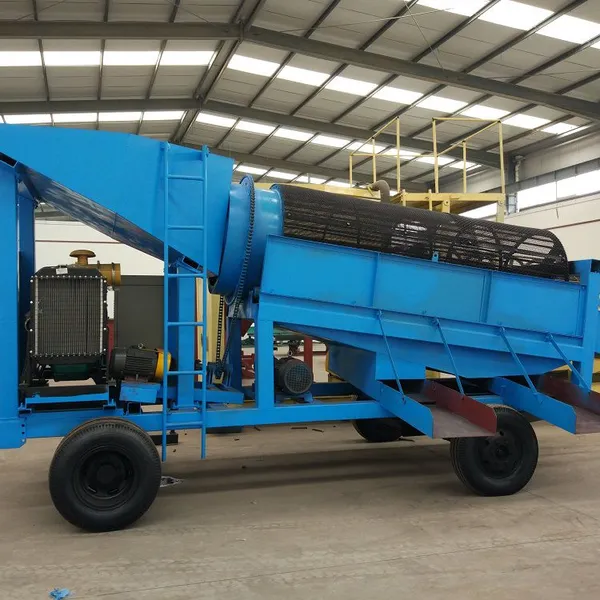Gold Selection Equipment Mobile Gold Cart Job Site