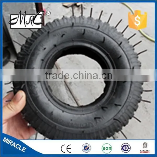 Heavy Duty 4 Wheels Wagon Tyre Rubber Wheelbarrow Tire 2.80/2.50-4 photo-3