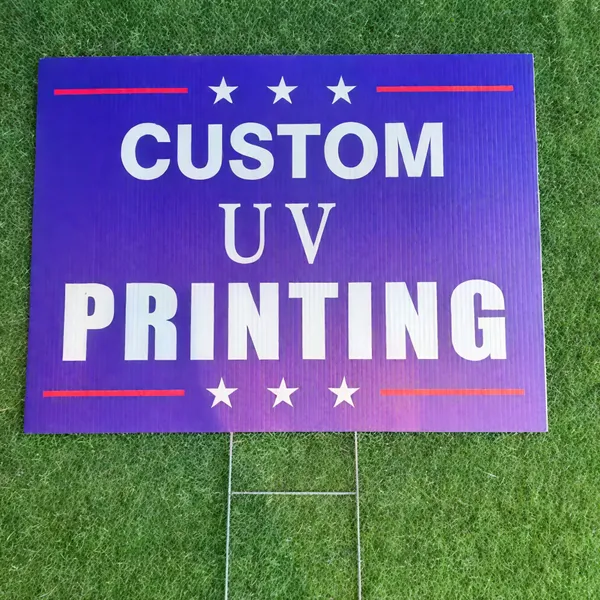 Carteles personalizados de patio de coroplast para exteriores – Paneles de plástico corrugado resistentes a las inclemencias del tiempo de 4 mm y 18x24 photo-3