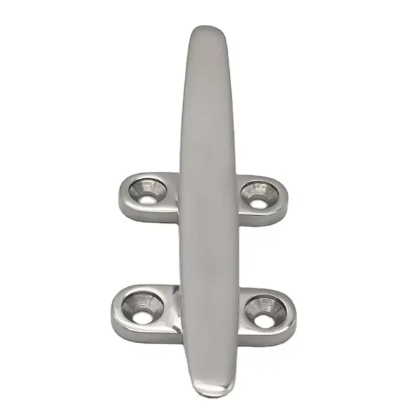 Marine Grade Hot Sale Stainless Steel Boat Cleat Dock Cleat Low Silhouette Cleat photo-3