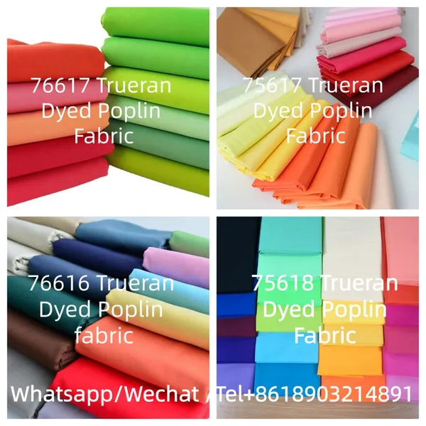 Polyester Cotton Pocketing Fabric tc Poplin Fabric Suit Pocketing Fabric T/C80/20 45X45 110X76 58/60