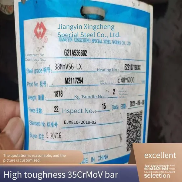 High-strength Medium-carbon Alloy Structural Round Steel of 40crmnmoa, Alloy Round Bar for Heavy-duty Gear Shafts of 20crmnmoa photo-5