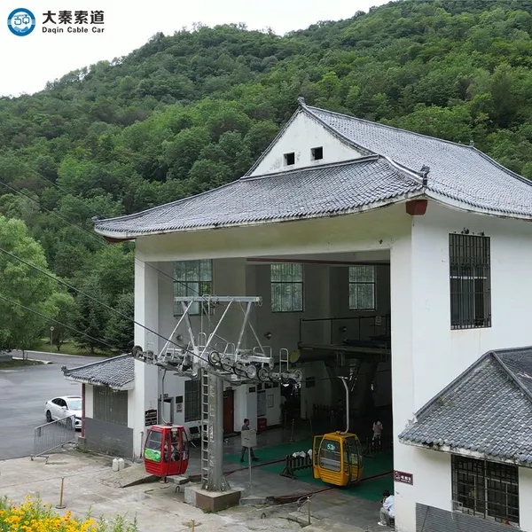 Daqin Passenger Fixed Grip Steel Overhead Chairlift Ropeway-Efficient Cableway System 100-500kg Capacity Wholesale Pricing for Cableway photo-3