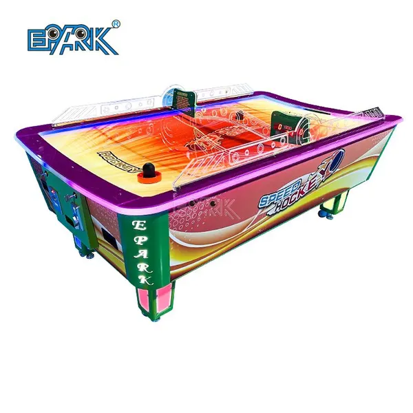 Large Air Hockey Table Curved Design 2 Player Commercial Sports Game for FECs Arcades Shopping Malls and Entertainment Centers