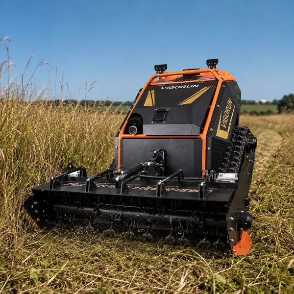 Elektrorasenmäher mit langlebigen Komponenten, wartungsfrei, MTSK1000 forrest mulcher für Feuchtgebiete & Sümpfe