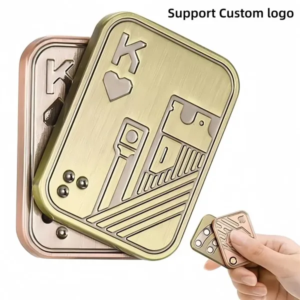 Custom Laser Engraved Magnetic Metal Fidget Slider Toy OEM Manufacturer