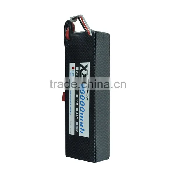 High Rate 6000mah 7.4v 50c rc Car Battery Pack for rc Drift Car photo-5