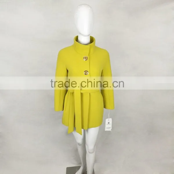 New Arrival Top Fashion Hot Sale Lady Fashion Casual Jeans Coat Cheap Woman Wear Womens Wool Coats photo-2