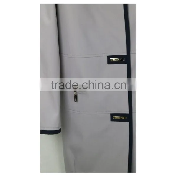 China Clothing Factory Custom Women's Jackets & Coats Spring Women's Custom Warm-up Jacket 2013 photo-4