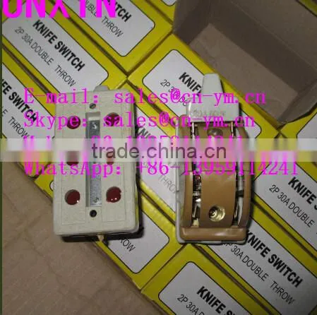 Fujian Double Throw Porcelain Knife Switch 2P20A With CE photo-2