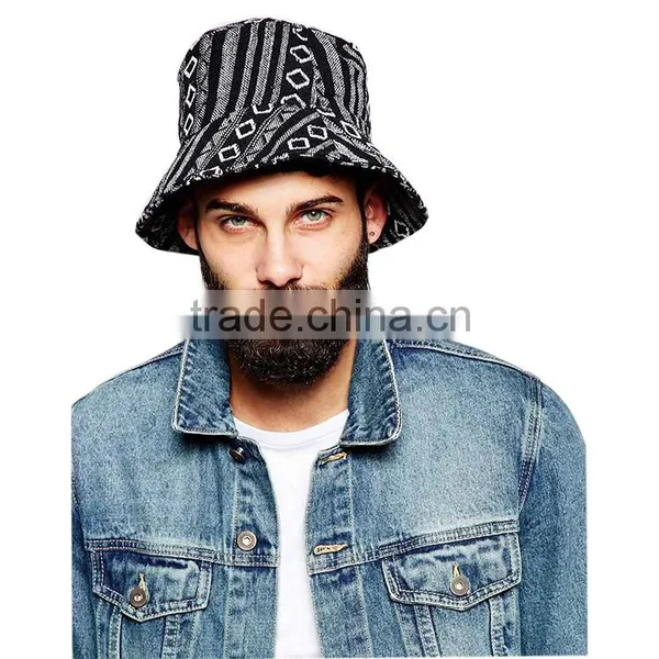 Wholesale Custom Cool Pattern Mens Bucket Hat photo-2