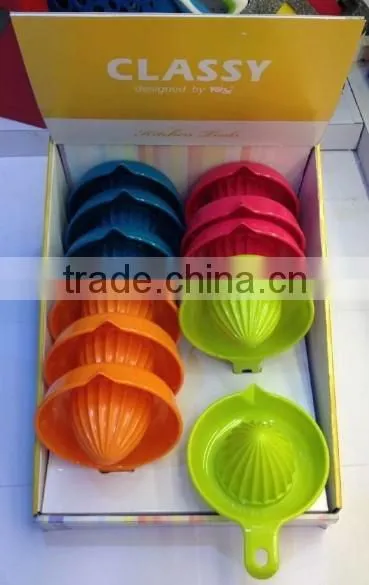 MANUAL EASY-OPRATED PLASTIC PS JUICER WITH HOLE WITH DISPLAYBOX photo-2