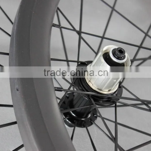 OEM Carbon Road Bicycle Wheels 700c Full Carbon Road Bike Wheelset 40mm Tubular Carbon Wheels photo-2