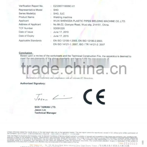 SHD1000 Hdpe Butt Fusion Welding Machine photo-3