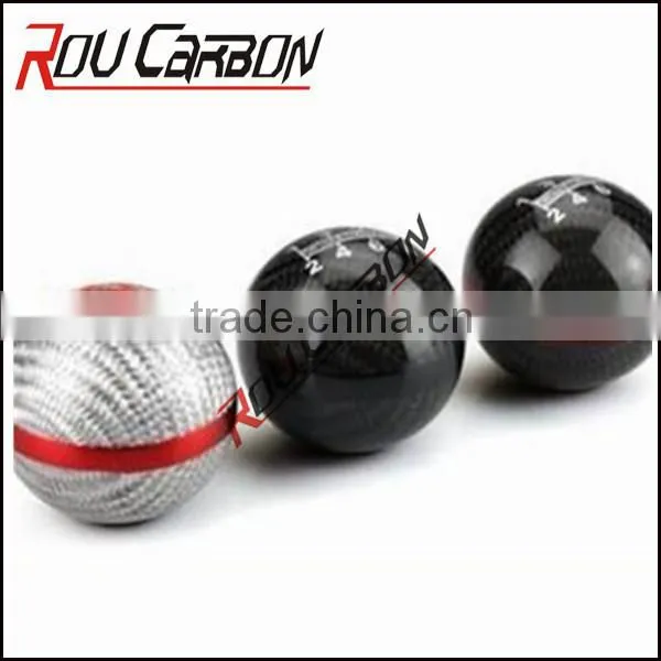 Carbon Fiber Yacht Car Gear Knob Head