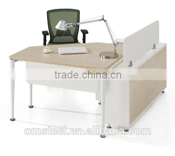 Office Furniturn Soild Wooden Modern Workstation Table photo-6