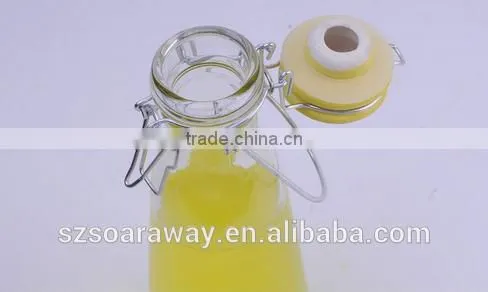 Wholesale Beverage Glass Bottles Glass Juicer Bottle With Swing Top Lids photo-3