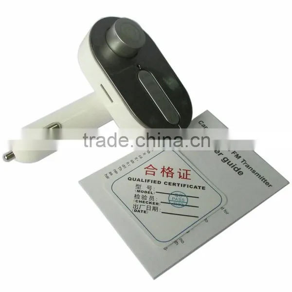 Car MP3 Player With Bluetooth Car Kit Handsfree FM Transmitter With Car Charger photo-2