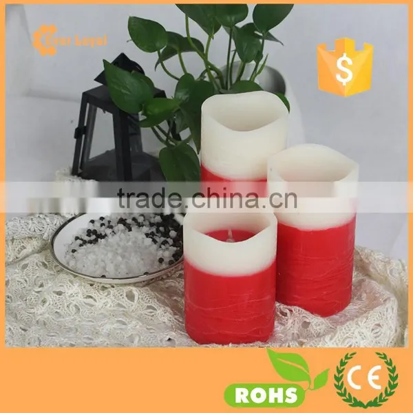 3Pcs Wireless Led Flameless Candles Lights Set Red Whiteled Flameless Candles Lights Set photo-2