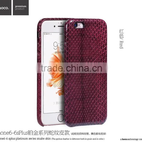 HOCO Platinum Series Python Leather Rubber Back Case for IPhone 6s Luxury Snake Leather Cover for IPhone 6 4.7 MT-5777 photo-5
