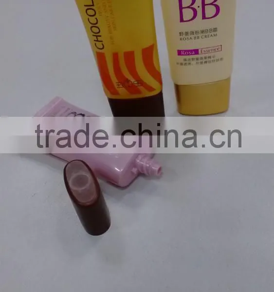Plastic Packaging Oval Cosmetic Make up bb Cream Tube Silvery Cap photo-6