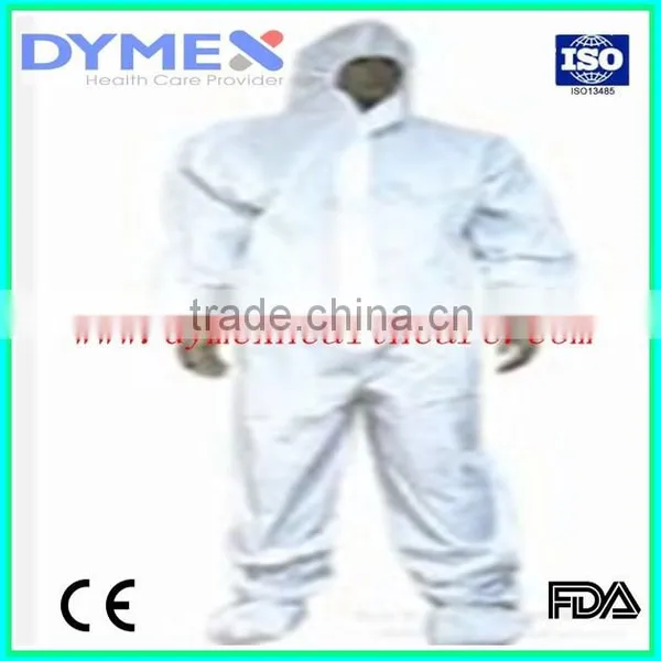 Nonwoven Disposable Nonwoven Coverall Suit With Hood and Shoecover photo-2