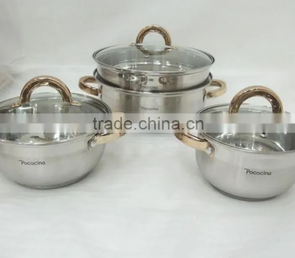 MSF As Seen TV 7pcs Stainless Steel Cook Pot With Steamer MSF-3176 photo-2