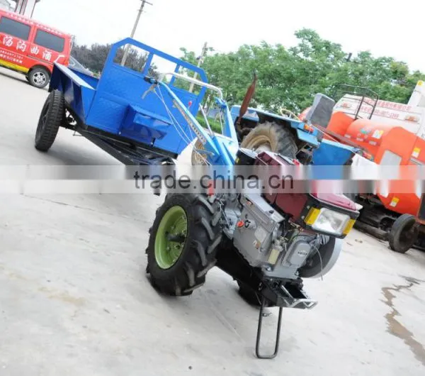 Mini Walking Tractor Trailer, Walking Tipping Back Trailer photo-2