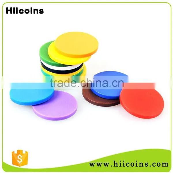 Promotional Wholesale Cheap Custom Colorful Plastic Token Coin Quality Choice