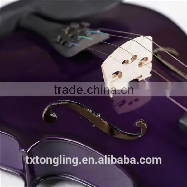 (TL-VP03A )Cheapest Plywood Violin Universal VVolin Coloured Violins photo-5