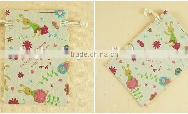 2015 Hot Sale Small Cotton Sling Grocery Bag photo-4