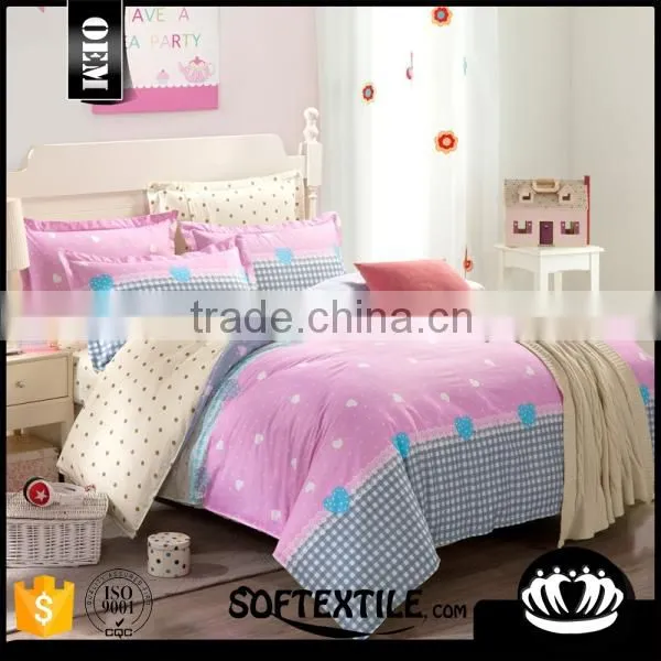 Solid Multicolored Cotton Bedding Set/ Comforter Sets /duvet Set Quality Choice