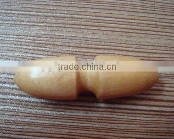 44mm Wooden Olive Button