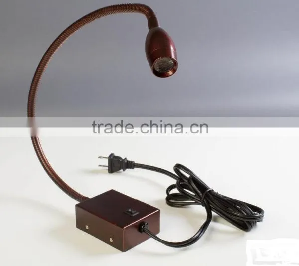 Flexible 3w Goose Neck Wall Light for Bed Reading Lamp photo-5