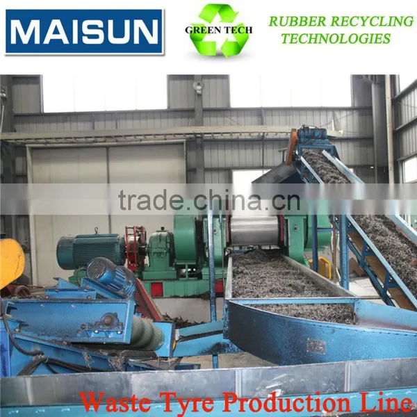 Scrap Tyre Recycling Machine Plant
